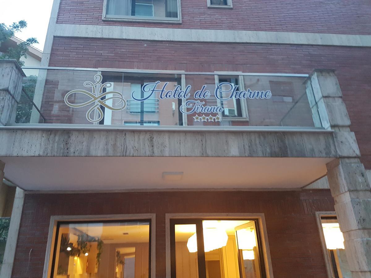 Hotel de Charme Tirana Exterior foto